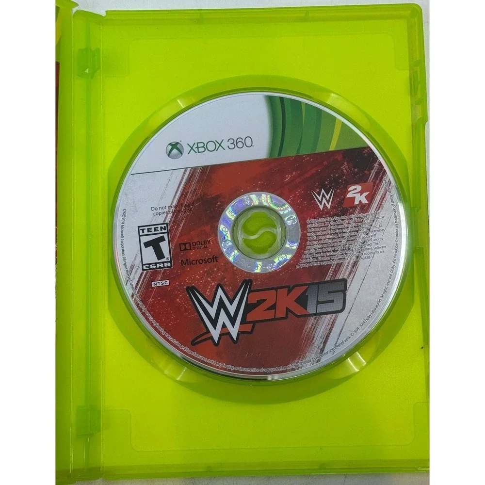 WWE 2K15 Xbox 360 Video Game 2K Sports Wrestling John Cena CIB NTSC